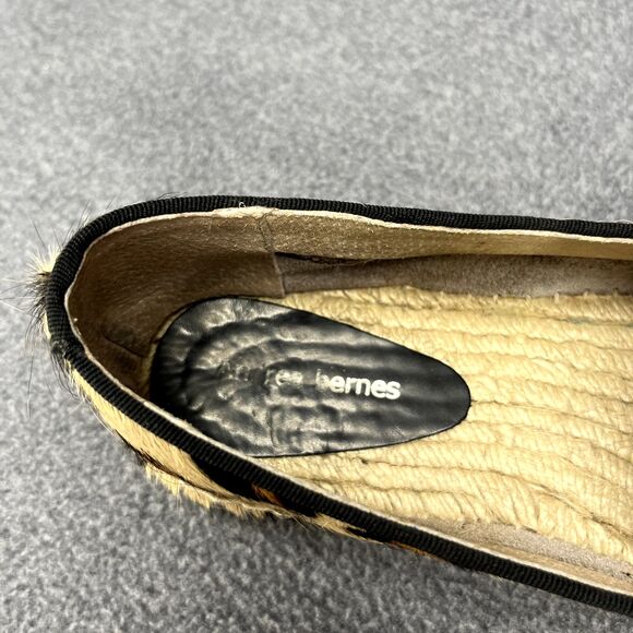 Andrea Barnes Espadrilles Flat Womens US 8.5 EU 39 Leopard Animal Print Shoes - Picture 7 of 12